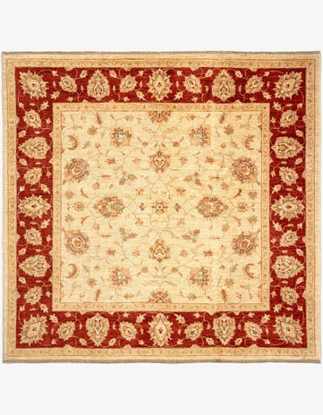 6' 6 x 6' 9 Kaizar Wool Square Rug