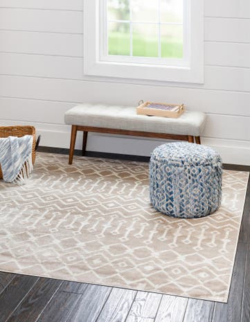 12' x 12' Kasbah Trellis Square Rug
