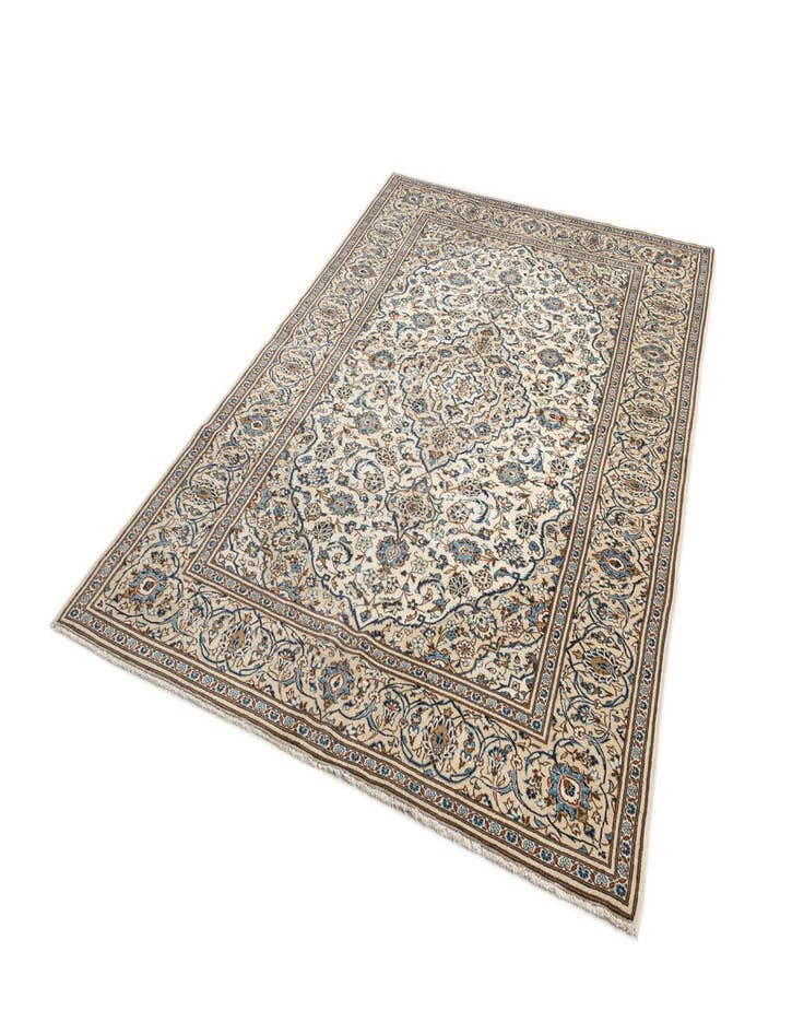 Detail image of 9' 11 x 10' 3 Kashan Wool Square Rug