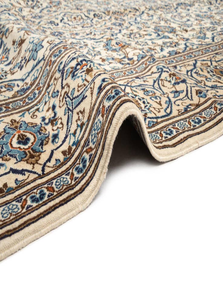 Detail image of 9' 11 x 10' 3 Kashan Wool Square Rug