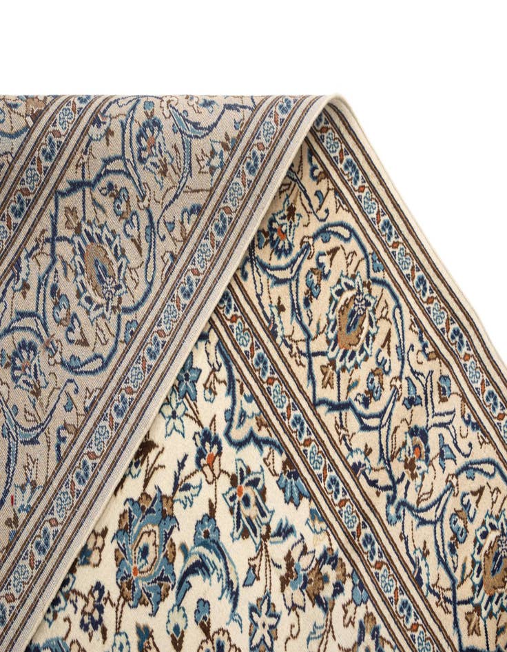 Detail image of 9' 11 x 10' 3 Kashan Wool Square Rug