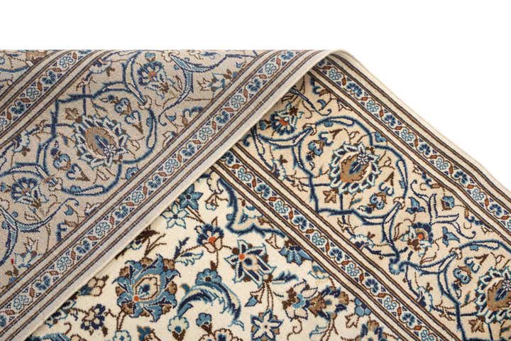 6' 7 x 10' 2 Kashan Wool Square Rug