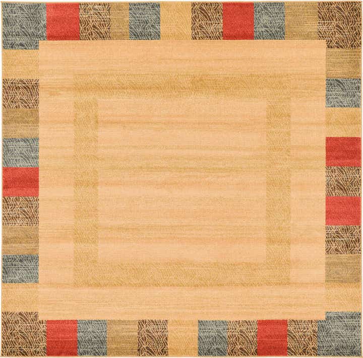 8' x 8' Kashkuli Gabbeh Square Rug