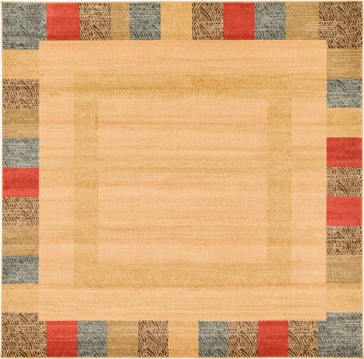 Detail image of 8' x 8' Kashkuli Gabbeh Square Rug