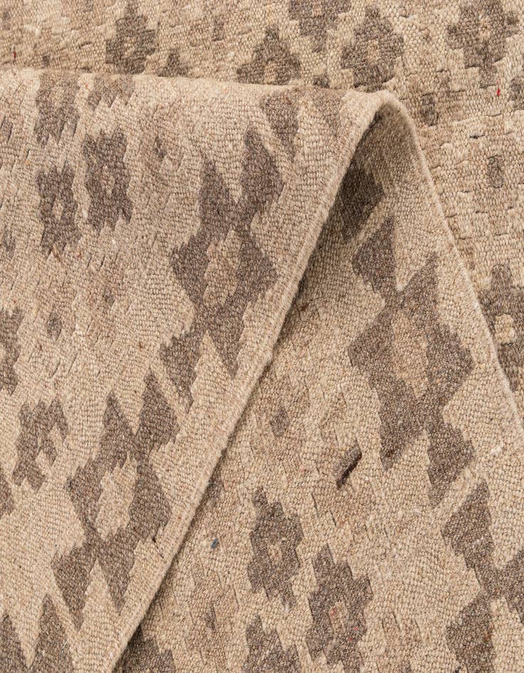 Detail image of 5' 1 x 5' 2  Hand Woven Kilim Maymana Wool Square Rug