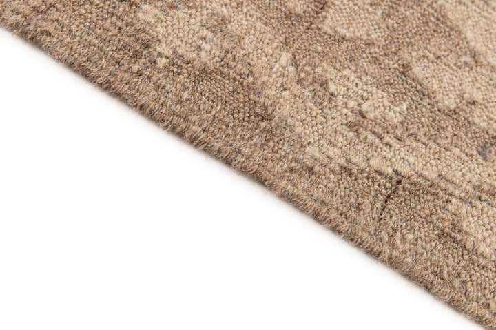 5' 2 x 5' 3 Hand Woven Kilim Maymana Wool Square Rug