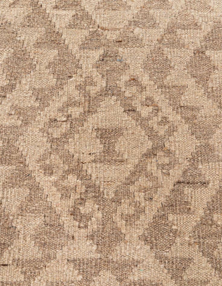 Detail image of 5' 2 x 5' 3  Hand Woven Kilim Maymana Wool Square Rug