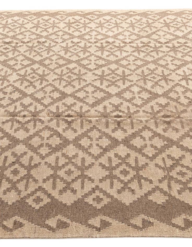 Detail image of 6' 7 x 6' 8  Hand Woven Kilim Maymana Wool Square Rug
