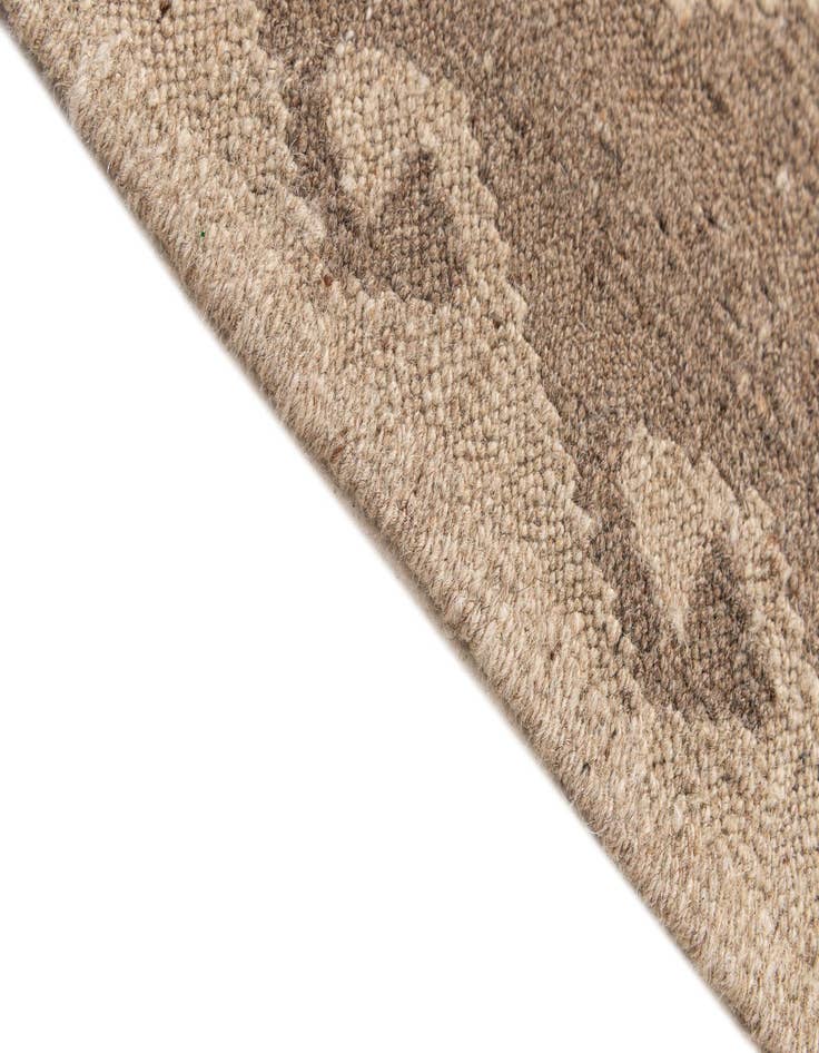 Detail image of 6' 6 x 6' 8  Hand Woven Kilim Maymana Wool Square Rug