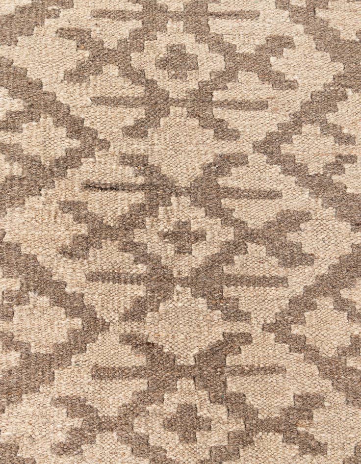 Detail image of 6' 6 x 6' 8  Hand Woven Kilim Maymana Wool Square Rug