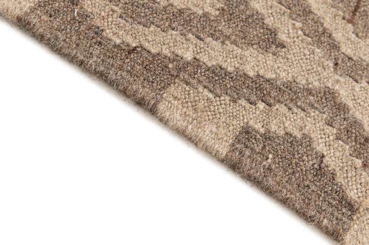 6' 6 x 7' 1 Hand Woven Kilim Maymana Wool Square Rug
