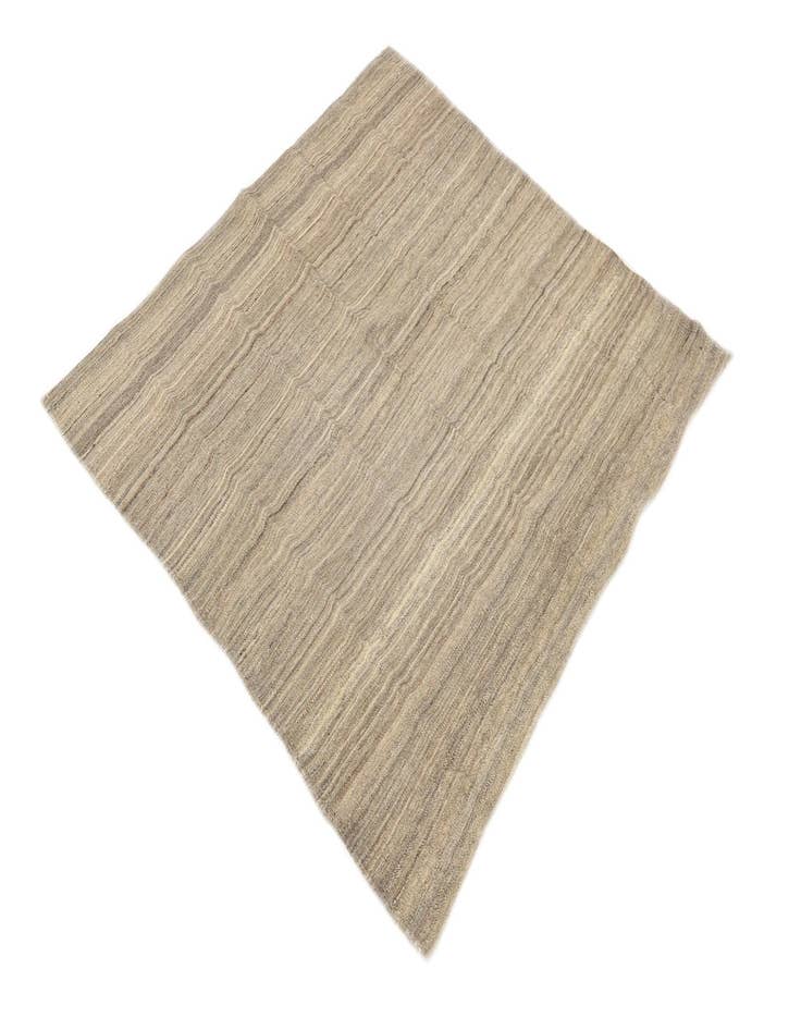 Detail image of 3' 10 x 3' 11  Hand Woven Kilim Modern Wool Square Rug