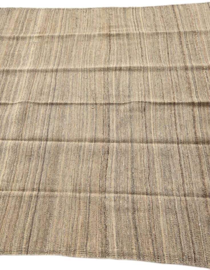 Detail image of 3' 10 x 3' 11  Hand Woven Kilim Modern Wool Square Rug