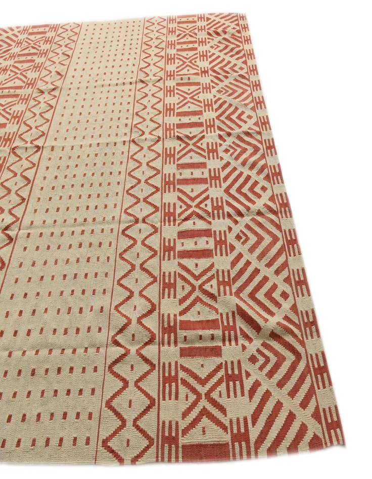 Detail image of 8' 7 x 9' 7  Hand Woven Kilim Modern Wool Square Rug