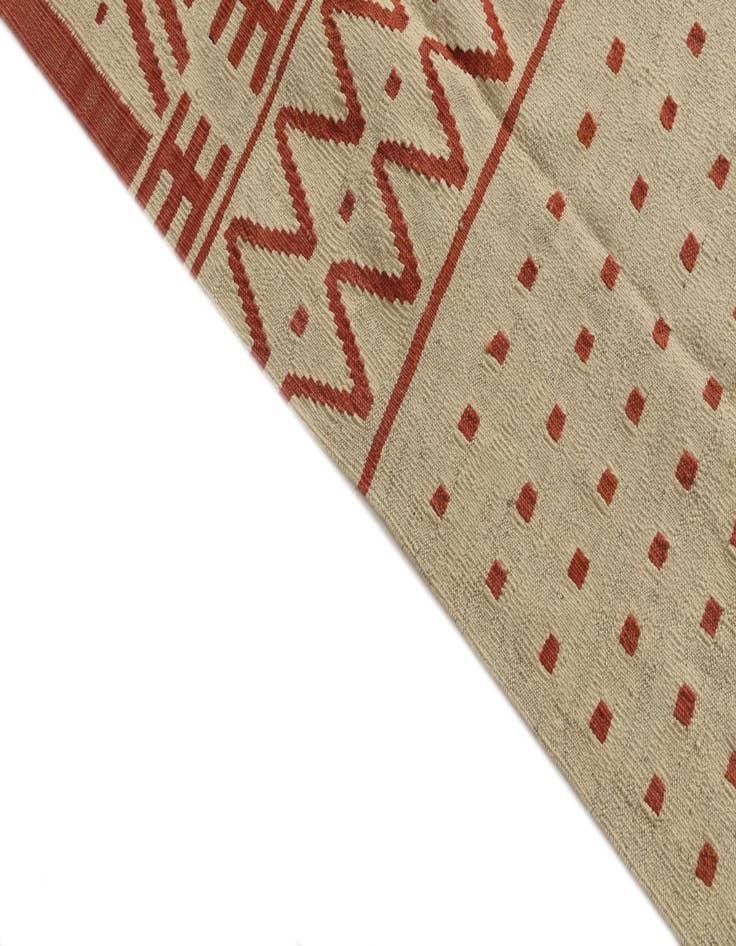 Detail image of 8' 7 x 9' 7  Hand Woven Kilim Modern Wool Square Rug