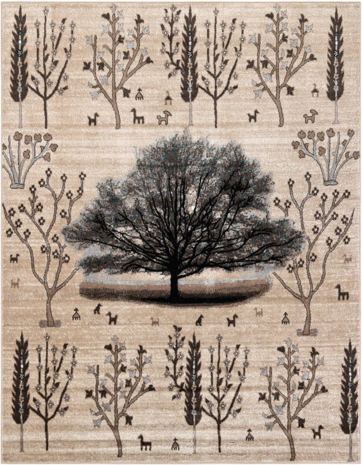 Detail image of 7' 10 x 7' 10 Laguna Square Rug