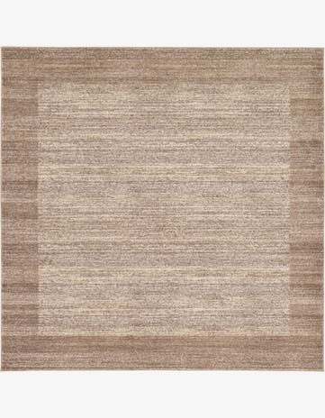 Beige Loft Square Rug