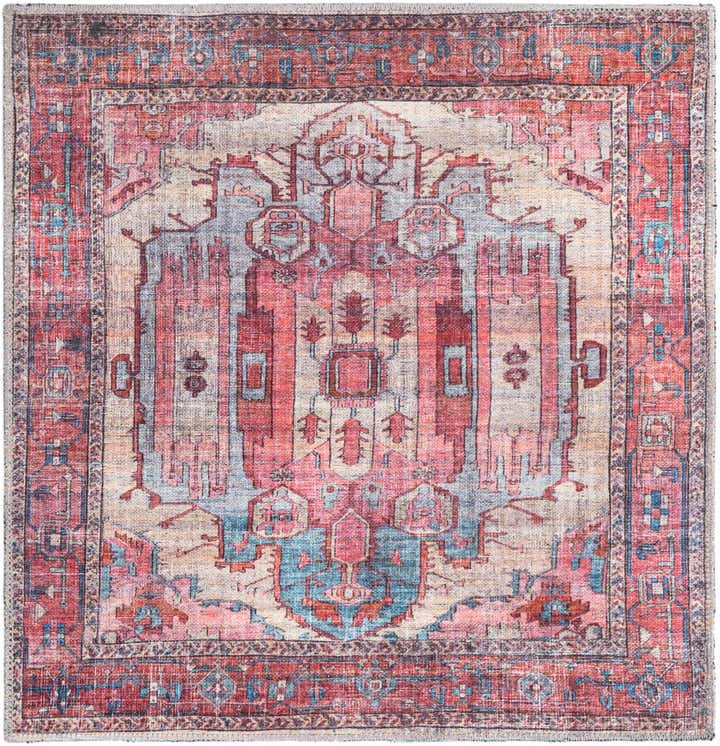 3' 3 x 3' 3 Washable Maahru Square Rug