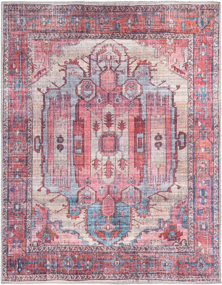 Detail image of 5' 3 x 5' 3 Washable Maahru Square Rug