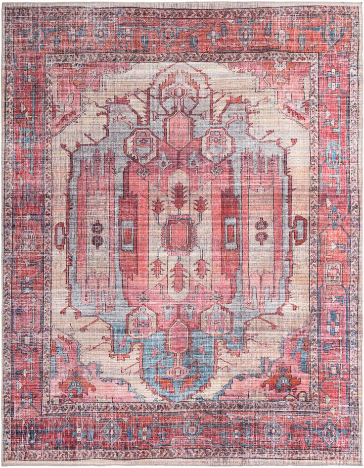 Detail image of 10' 6 x 10' 6 Washable Maahru Square Rug