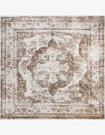 Beige Monaco Square Rug