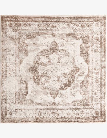 Beige Monaco Square Rug