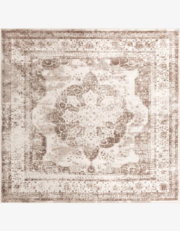 Beige Monaco Square Rug