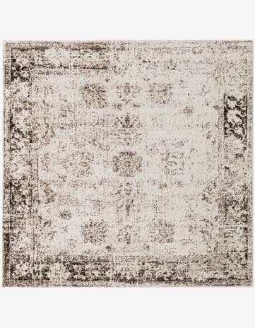Beige Monte Carlo Square Rug