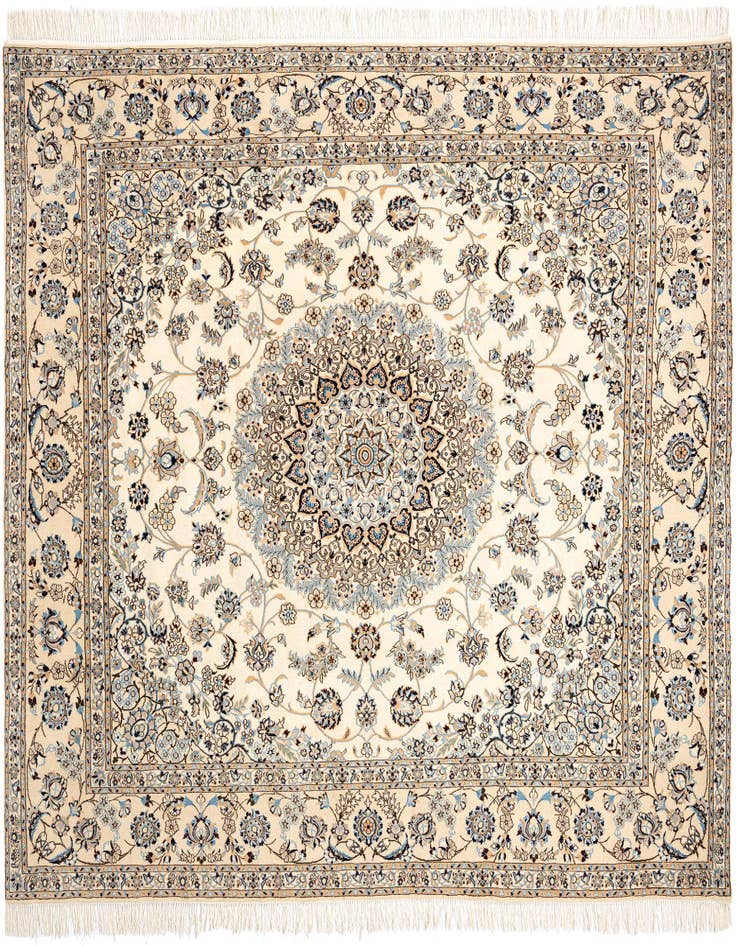 Detail image of 8' x 8' 3 Nain Square Rug