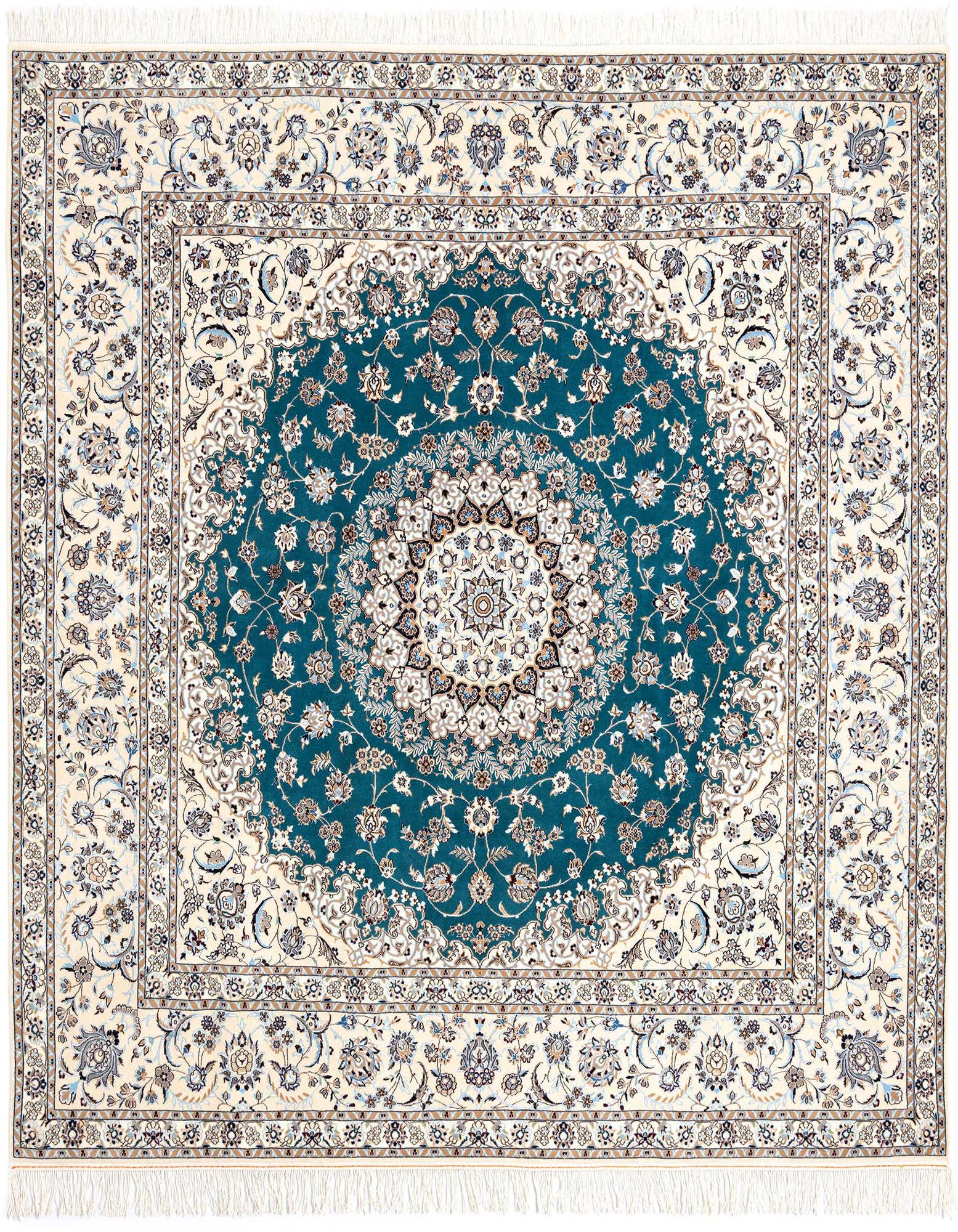 8' 5 x 8' 5 Nain Square Rug
