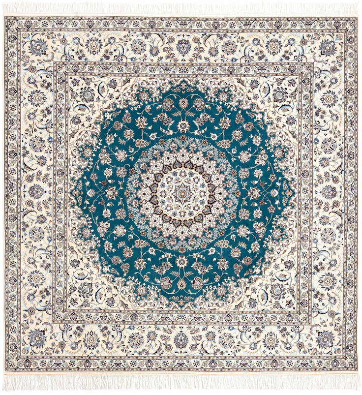Detail image of 8' 5 x 8' 5 Nain Square Rug