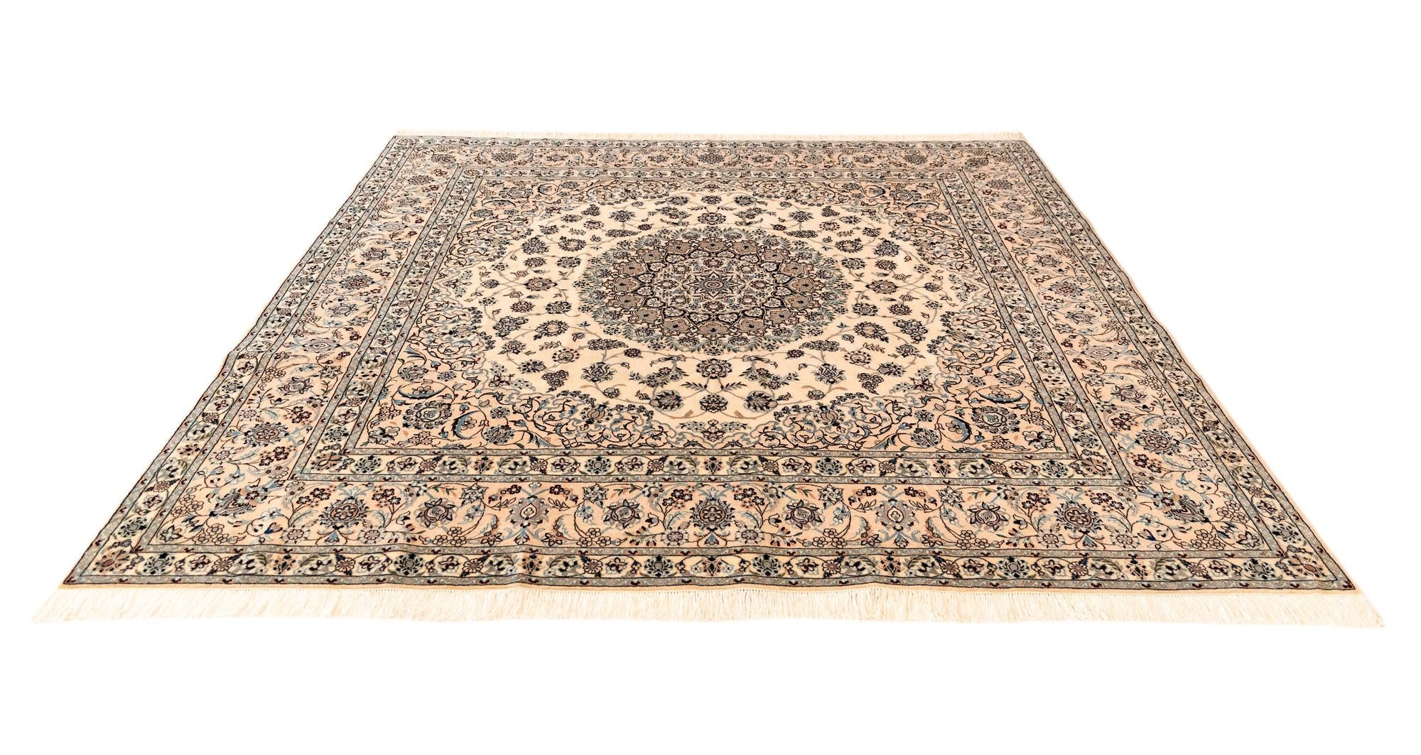 8' 4 x 8' 5 Nain Wool Square Rug