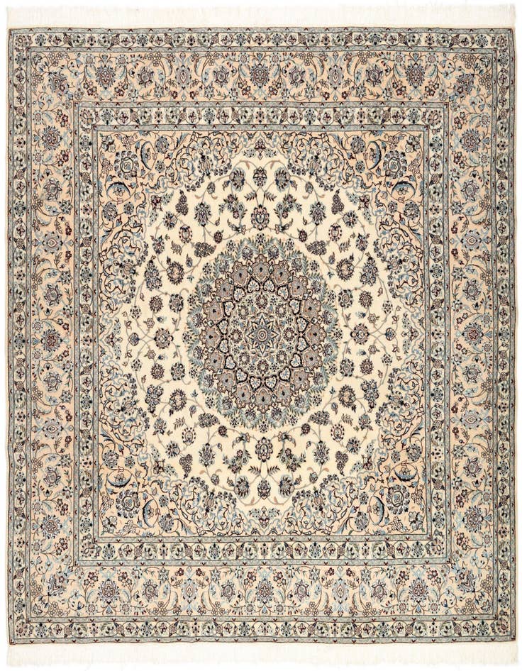 Detail image of 8' 4 x 8' 5 Nain Wool Square Rug