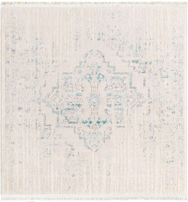 4' x 4' New Vintage Square Rug