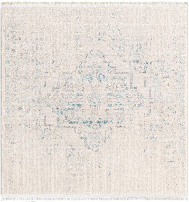 Detail image of 4' x 4' New Vintage Square Rug