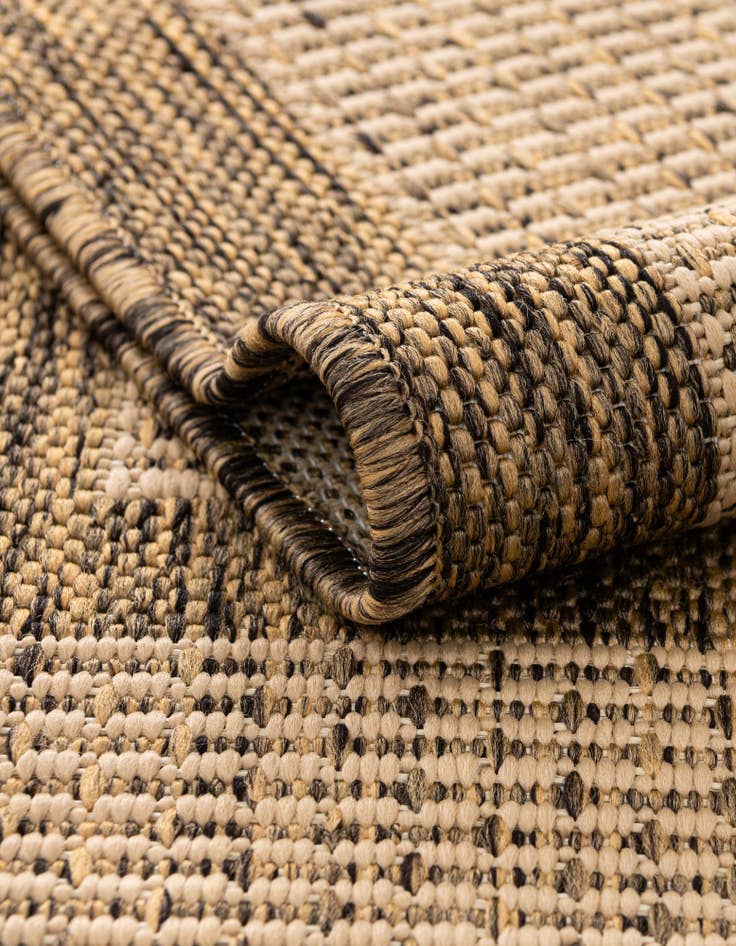 Detail image of 6' x 6' Easy-Clean Border Indoor / Outdoor Square Rug