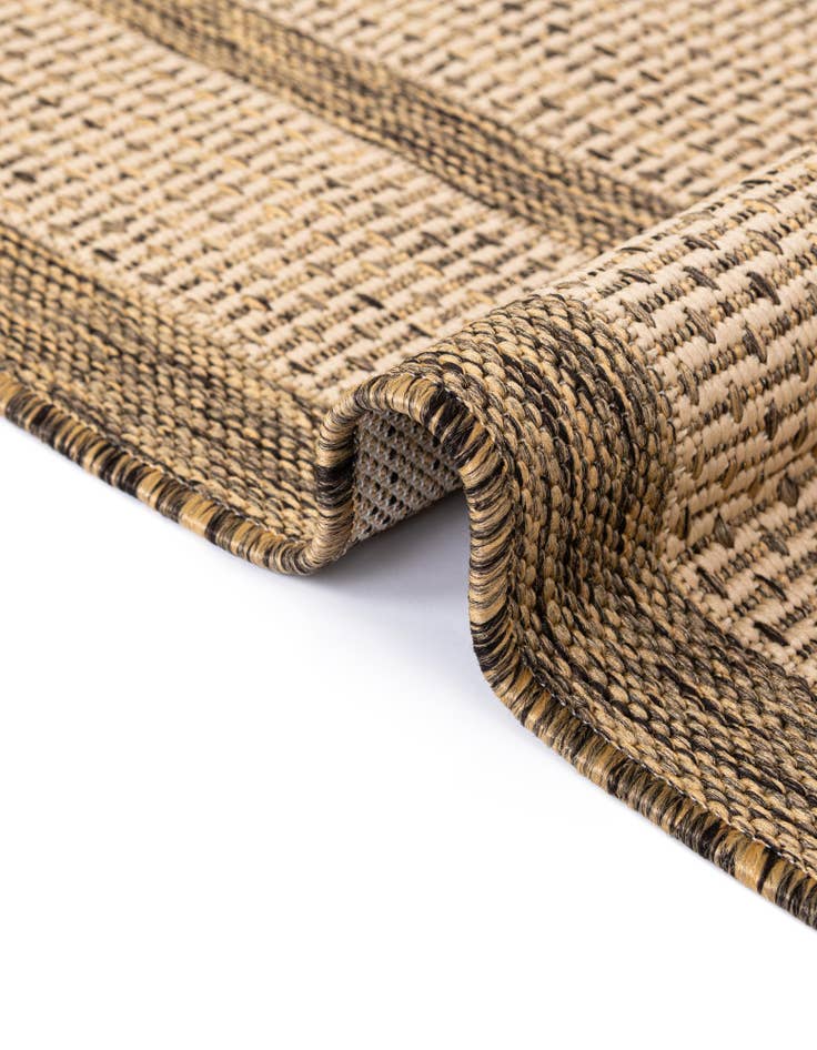 Detail image of 6' x 6' Easy-Clean Border Indoor / Outdoor Square Rug