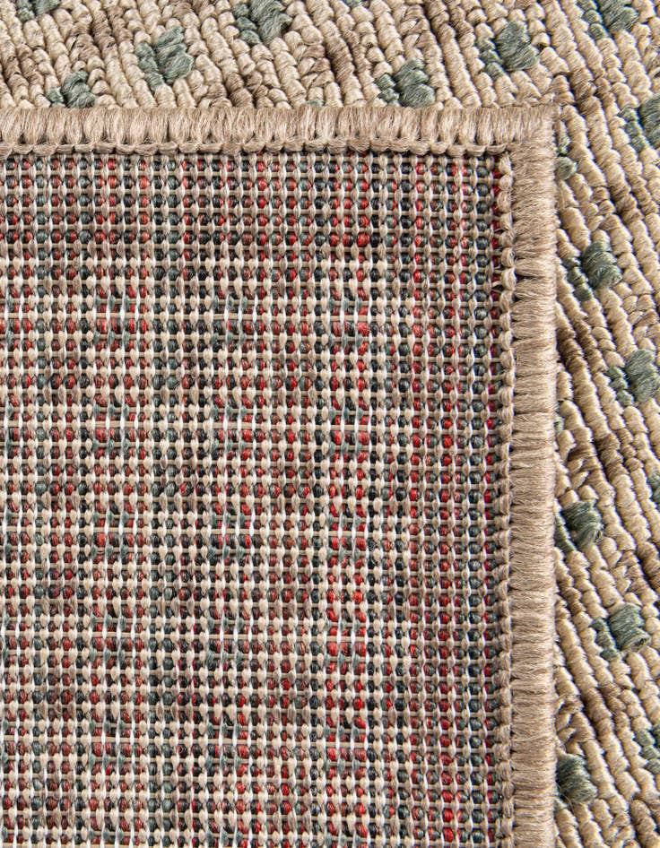 Detail image of 7' 10 x 7' 10 Easy-Clean Border Indoor / Outdoor Square Rug