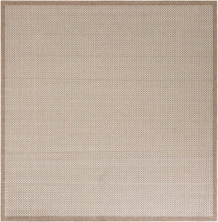 Detail image of 7' 10 x 7' 10 Easy-Clean Border Indoor / Outdoor Square Rug