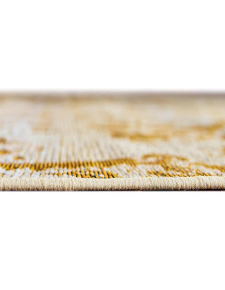 Detail image of 6' x 6'  Washable Botanical Indoor / Outdoor Square Rug