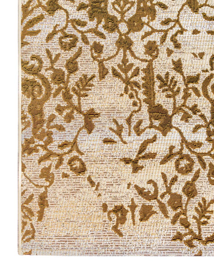 Detail image of 6' x 6'  Washable Botanical Indoor / Outdoor Square Rug