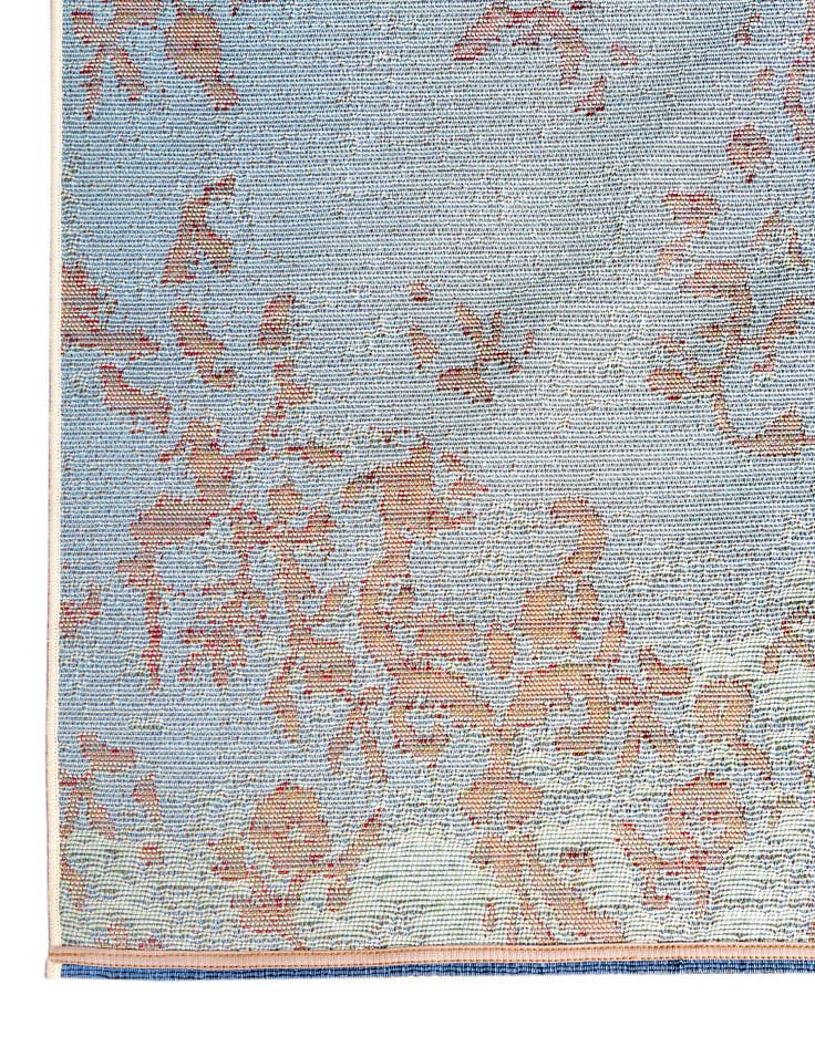 Detail image of 6' x 6'  Washable Botanical Indoor / Outdoor Square Rug