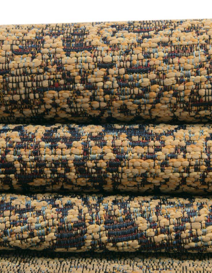 Detail image of 6' x 6'  Washable Botanical Indoor / Outdoor Square Rug