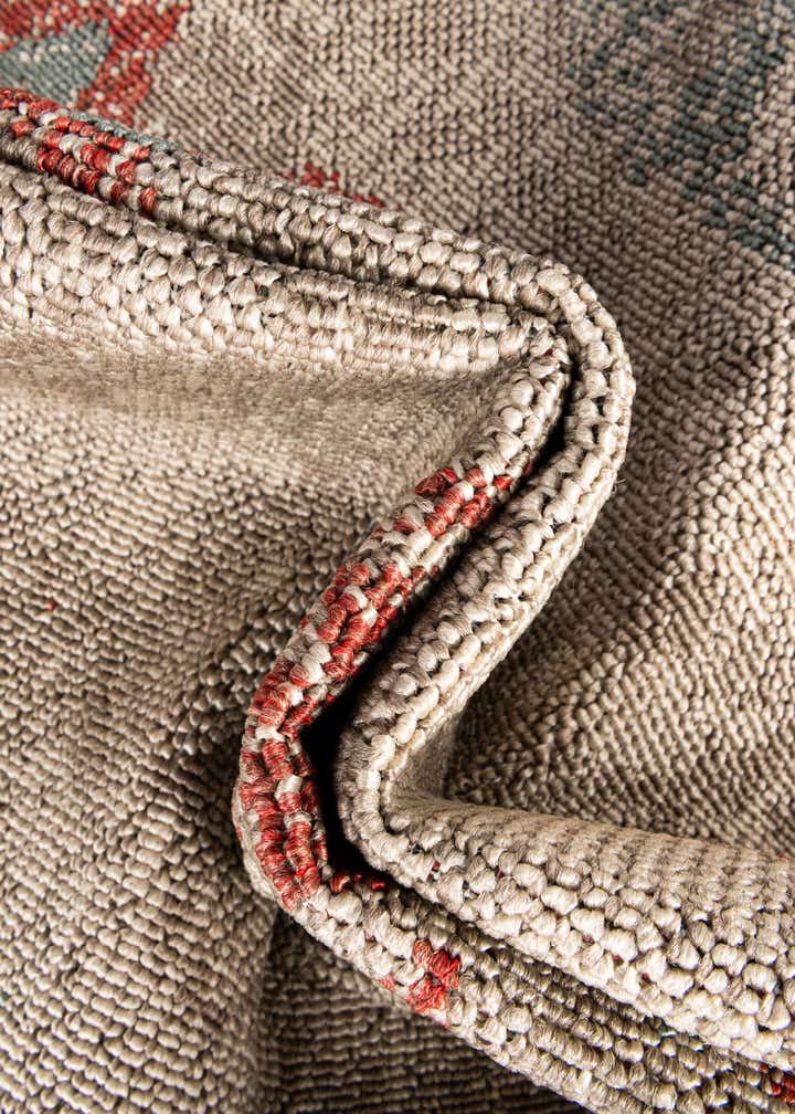 7' 10 x 7' 10 Easy-Clean Botanical Indoor / Outdoor Square Rug