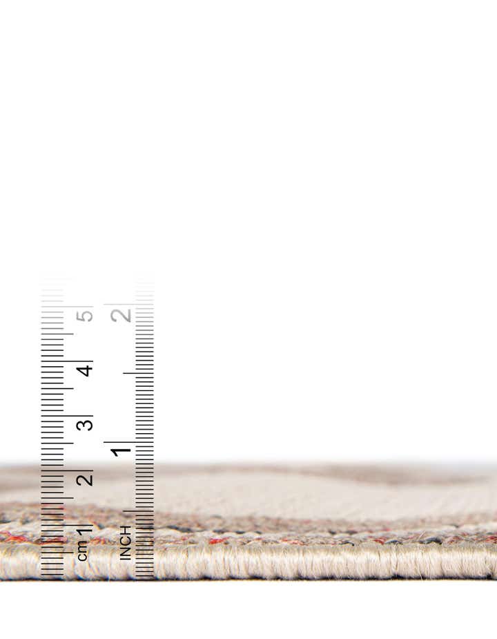 7' 10 x 7' 10 Easy-Clean Coastal Indoor / Outdoor Square Rug