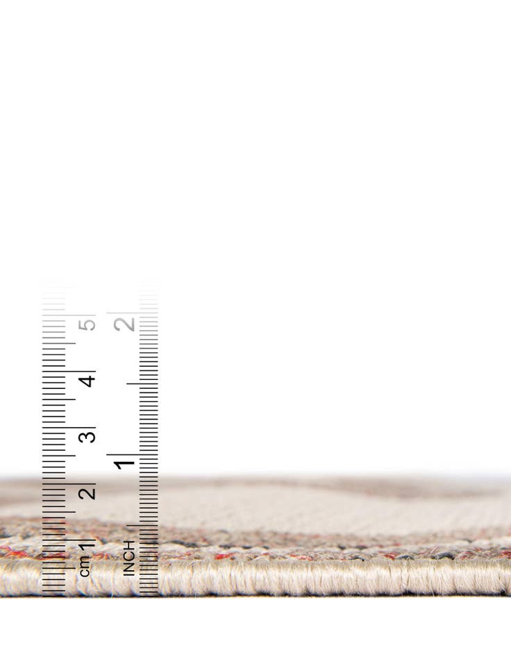 Detail image of 7' 10 x 7' 10 Easy-Clean Coastal Indoor / Outdoor Square Rug