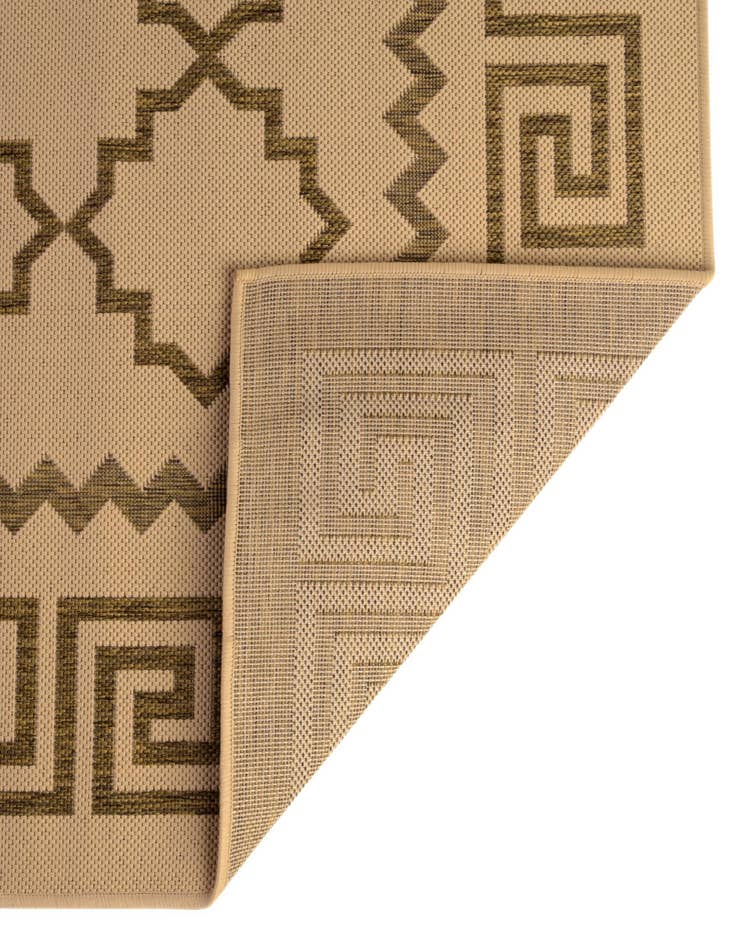 Detail image of 6' x 6' Washable Lattice Indoor / Outdoor Square Rug