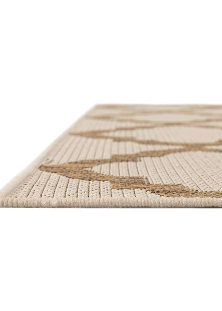 6' x 6' Easy-Clean Lattice Indoor / Outdoor Square Rug