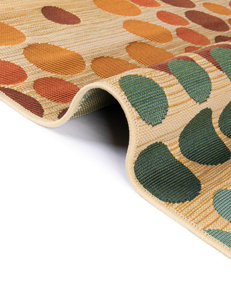 Detail image of 10' x 10'  Washable Modern Indoor / Outdoor Square Rug