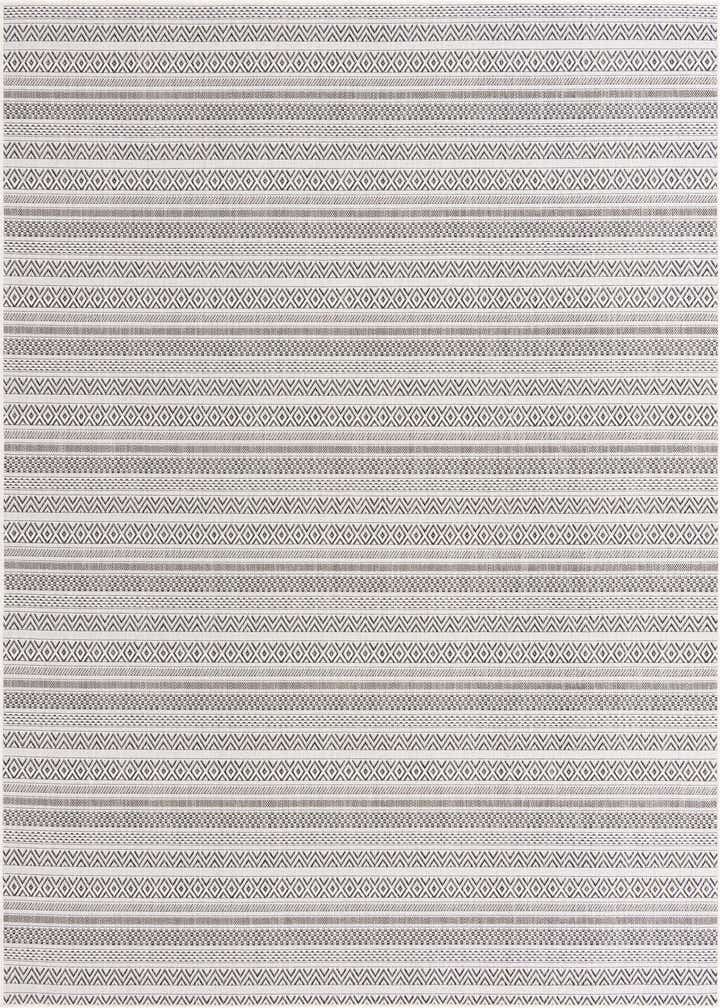 7' 10 x 7' 10 Easy-Clean Ribbon Indoor / Outdoor Square Rug